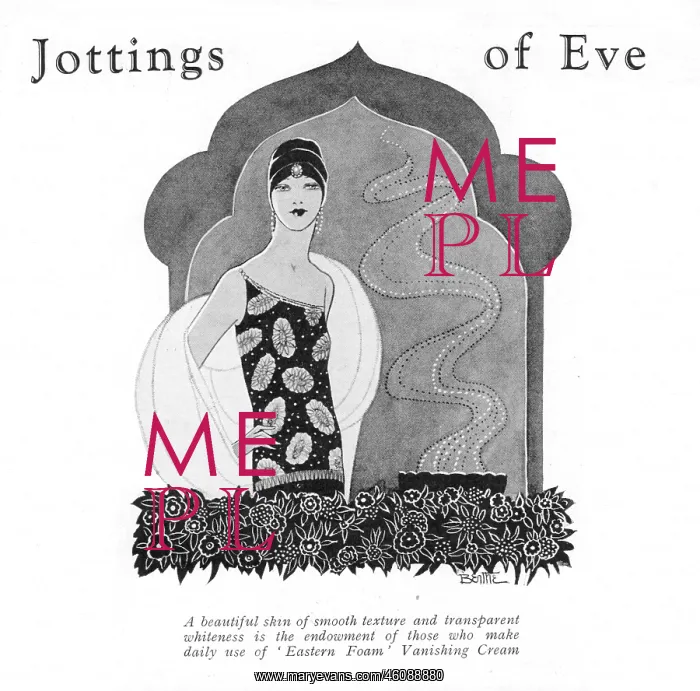 : Jottings of Eve Sketch, 1927 : Jottings of Eve Sketch, 1927