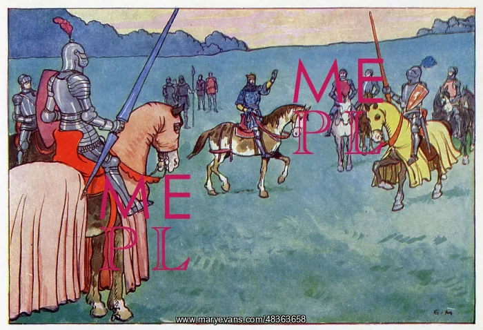 : Joust between Duke of Norfolk and Duke of Hereford : Joust between Duke of Norfolk and Duke of Hereford