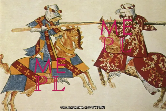  : Two Jousting Knights
