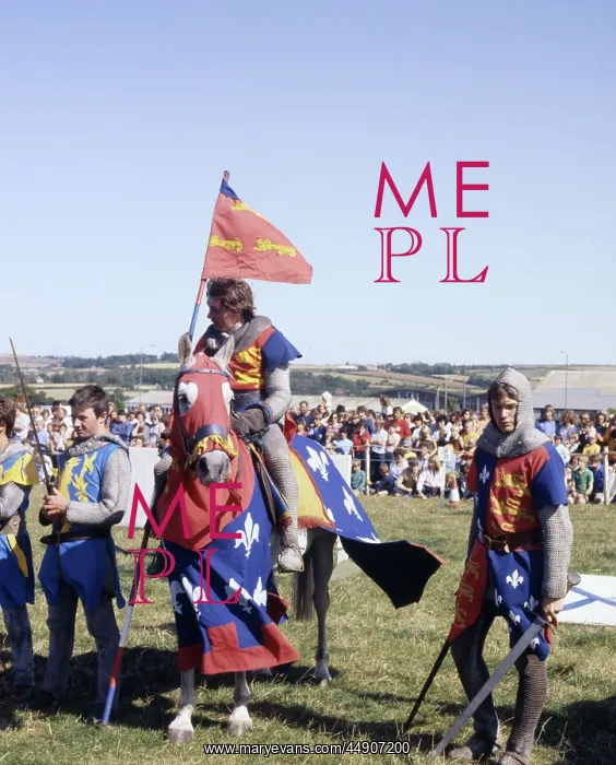 : Jousting tournament, St Erth, Cornwall : Jousting tournament, St Erth, Cornwall