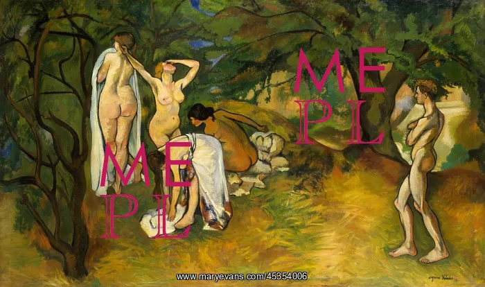 : Joy of Life, by Suzanne Valadon, 1911, French Post-Impressio : Joy of Life, by Suzanne Valadon, 1911, French Post-Impressio