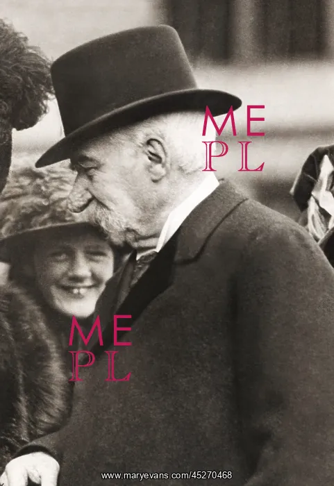 : J.P. Morgan attending a children's theater performance : J.P. Morgan attending a children's theater performance