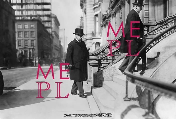 : J.P. Morgan Sr. attending the funeral of the late : J.P. Morgan Sr. attending the funeral of the late
