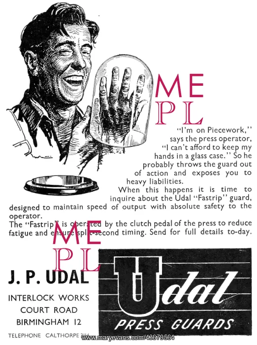 : J.P.Udal Machine Tool Press Guards FASTRIP Guard : J.P.Udal Machine Tool Press Guards FASTRIP Guard