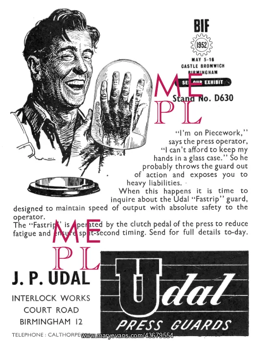  : J.P.Udal Machine Tool Safety Guards