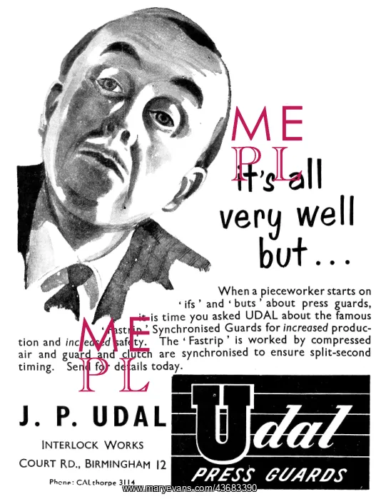 : J.P.Udal Press Guards : J.P.Udal Press Guards