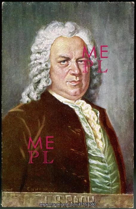  : Js BACH. JOHANN SEBASTIAN BACH (1685 - 1750), German organist and composer