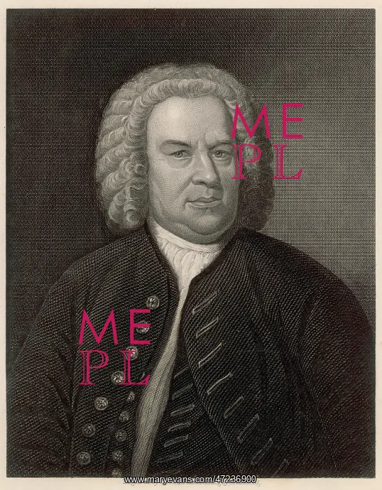  : Js BACH. JOHANN SEBASTIAN BACH (1685 - 1750), German organist and composer