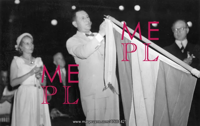 : Juan and Eva Peron at Pan American Games : Juan and Eva Peron at Pan American Games