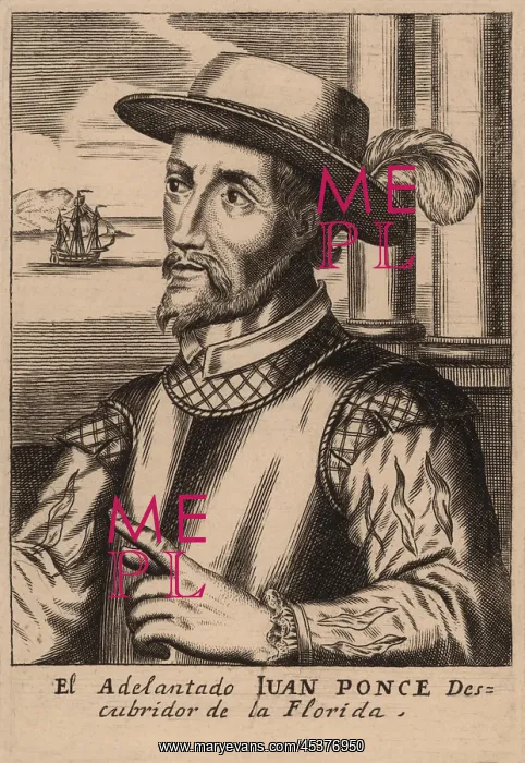 : Juan Ponce de Leon led the first official : Juan Ponce de Leon led the first official
