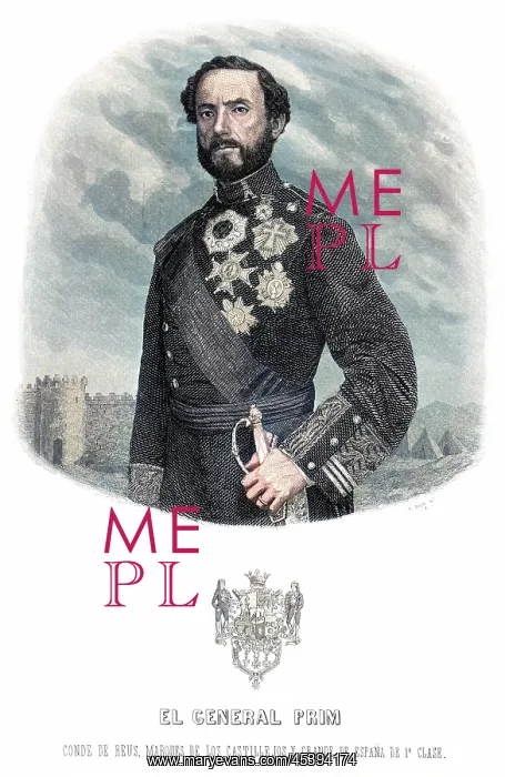 : JUAN PRIM Y PRATS, marques de los Castillejos Spanish soldier and statesman : JUAN PRIM Y PRATS, marques de los Castillejos Spanish soldier and statesman