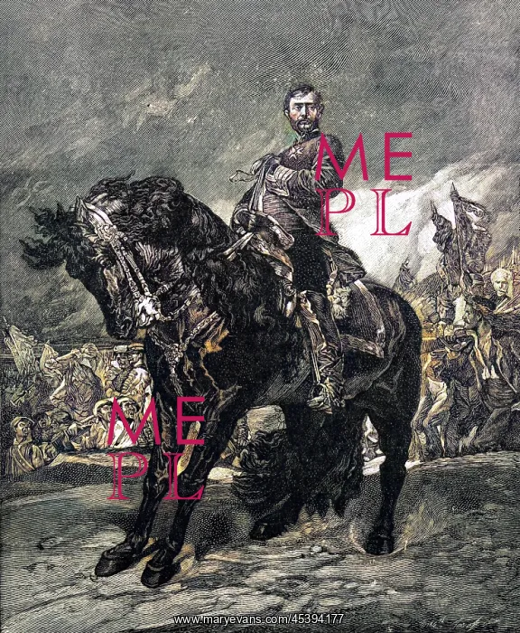 : JUAN PRIM ON HORSEBACK : JUAN PRIM ON HORSEBACK
