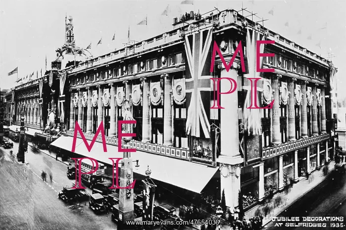 : Jubilee decorations, Selfridges, Oxford Street, London W1 : Jubilee decorations, Selfridges, Oxford Street, London W1
