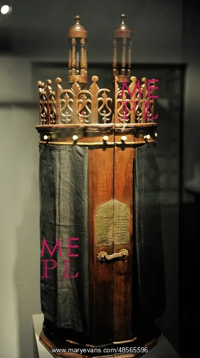 : Judaism. Torah scroll case wrapped in black. Libya, 1889 : Judaism. Torah scroll case wrapped in black. Libya, 1889