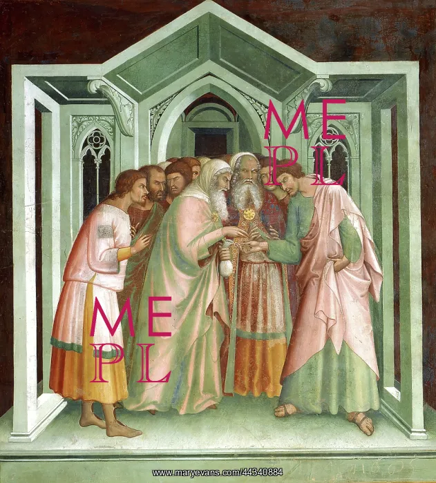 : Judas selling his Master, wall : Judas selling his Master, wall