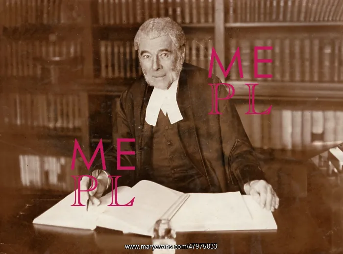  : Judge Bacon at his desk