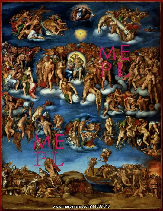 : The Last Judgement, copy by : The Last Judgement, copy by