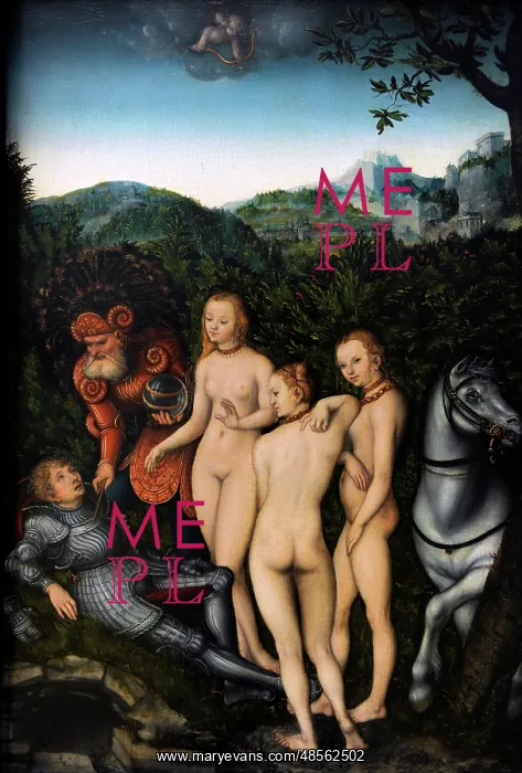 : The Judgement of Paris, 1527 by Lucas Cranach the Elder : The Judgement of Paris, 1527 by Lucas Cranach the Elder