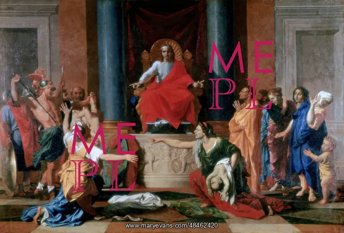 : The Judgement of Solomon Artist: Nicolas Poussin : The Judgement of Solomon Artist: Nicolas Poussin