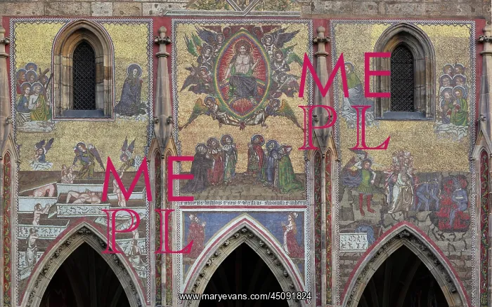 : Last Judgment mosaic, St Vitus cathedral, Prague : Last Judgment mosaic, St Vitus cathedral, Prague