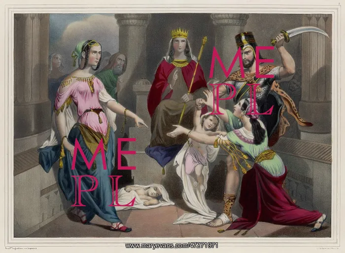 : JUDGMENT OF SOLOMON : JUDGMENT OF SOLOMON