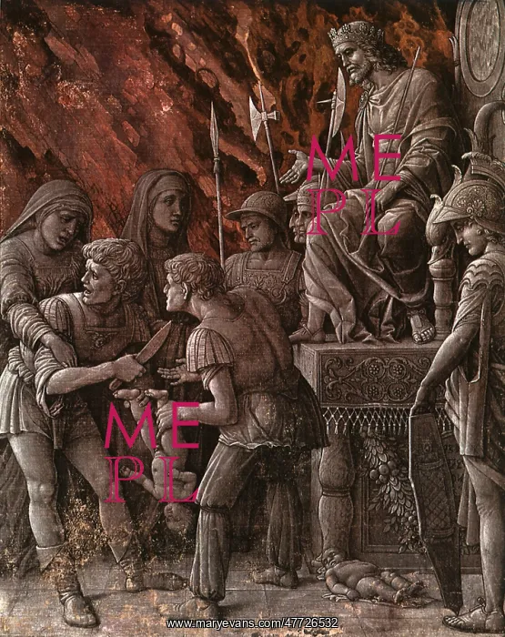  : Judgment of Solomon, by Mantegna