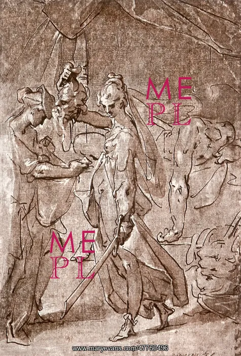 : Judith Giving the Head of Holofernes to a Servant : Judith Giving the Head of Holofernes to a Servant