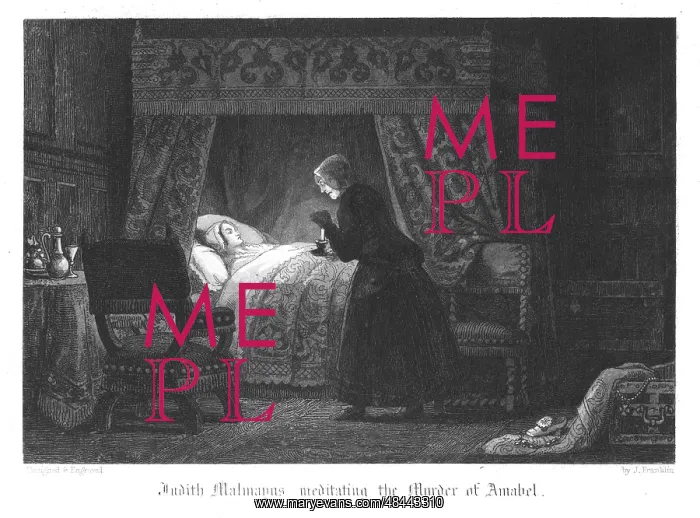 : Judith Malmayns, the wicked plague nurse, contemplating : Judith Malmayns, the wicked plague nurse, contemplating