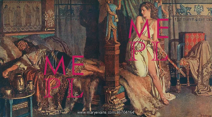 : Judith, Slayer of Holofernes by Matania : Judith, Slayer of Holofernes by Matania