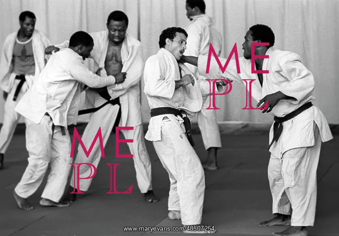 : Judo training, 1980 : Judo training, 1980