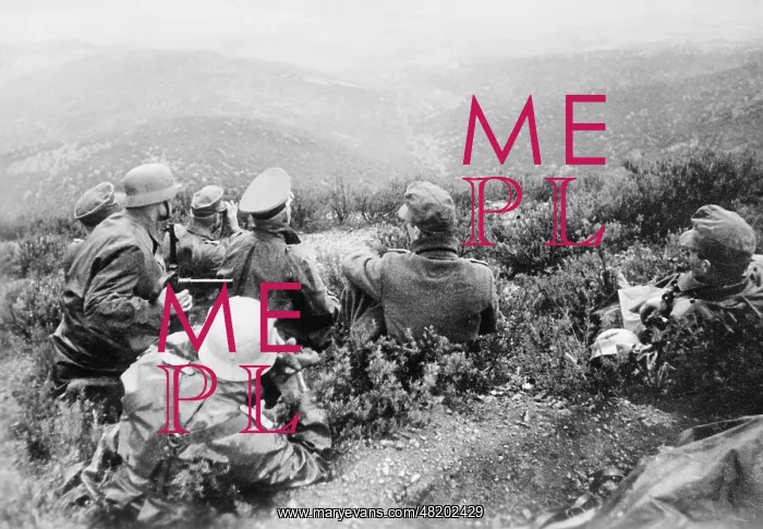 : Juergen von Armin visits the front, 1942 : Juergen von Armin visits the front, 1942