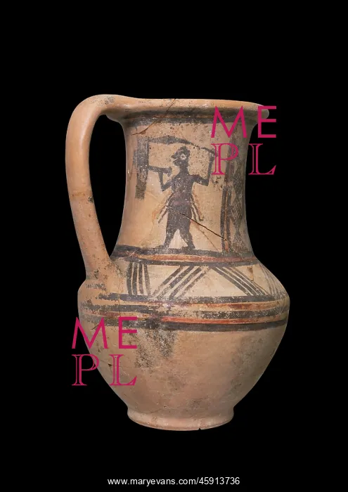 : Jug, Larnaca District Museum, Larnaca, Cyprus : Jug, Larnaca District Museum, Larnaca, Cyprus