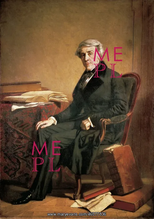 : Jules Michelet, by Thomas Couture : Jules Michelet, by Thomas Couture