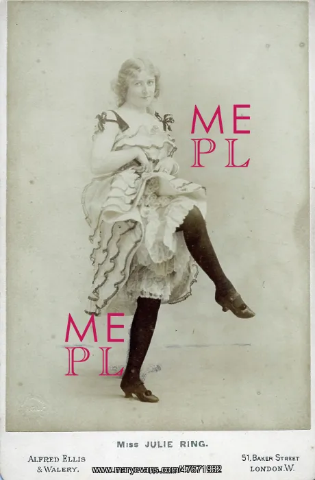 : Julie Ring music hall dancer : Julie Ring music hall dancer