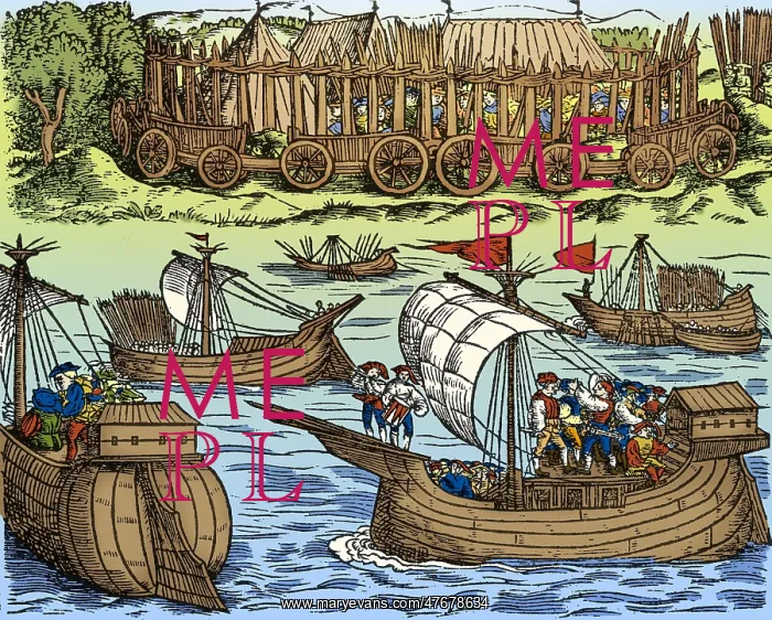 : Julius Caesar Sailing the Thames, 54 BC : Julius Caesar Sailing the Thames, 54 BC