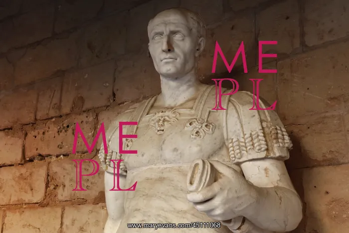 : Julius Caesar statue, Bellver castle, Palma de : Julius Caesar statue, Bellver castle, Palma de