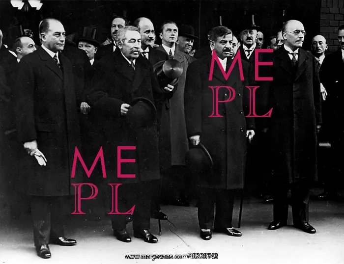 : Julius Curtius, Aristide Briand, Pierre Laval and Heinri : Julius Curtius, Aristide Briand, Pierre Laval and Heinri