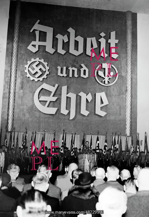 : Julius Lippert at a DAF-event in Berlin, 1936 : Julius Lippert at a DAF-event in Berlin, 1936