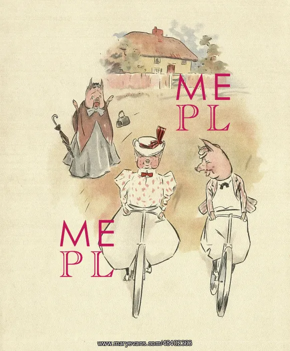  : Jumbles by Lewis Baumer - Pigs Cycling