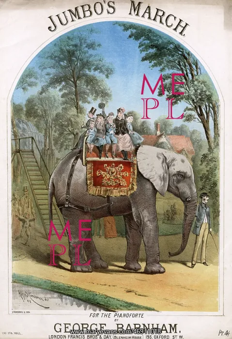 : Jumbo's March, by George Barnham : Jumbo's March, by George Barnham