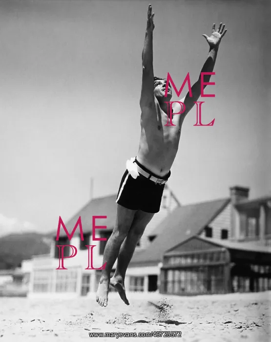  : Jumping man in midair