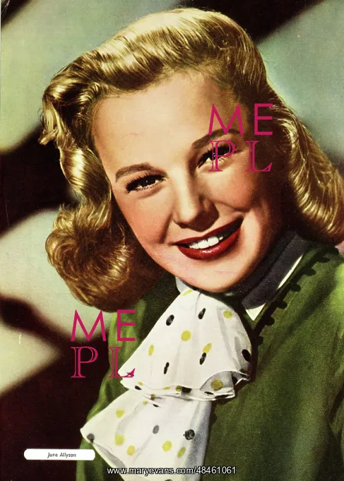  : June Allyson, American actress