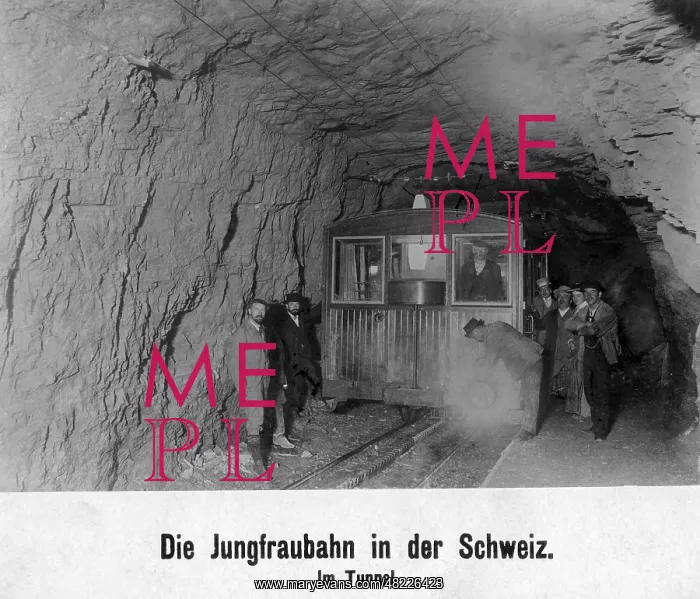 : The Jungfrau Railway in Bern, 1903 : The Jungfrau Railway in Bern, 1903