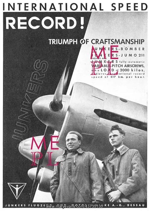 : Junkers Aircraft - Jumo 211 : Junkers Aircraft - Jumo 211