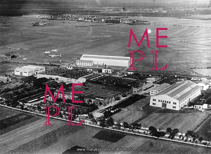 : The Junkers aircraft workshops in : The Junkers aircraft workshops in