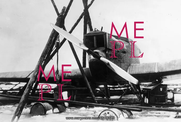: The Junkers engine Bremen after its legendary transatlantic : The Junkers engine Bremen after its legendary transatlantic