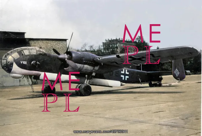 : Junkers Ju 288V103 (forward view, parked) : Junkers Ju 288V103 (forward view, parked)