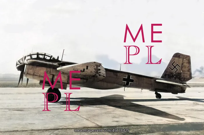 : Junkers Ju 388K (side view, on the ground) : Junkers Ju 388K (side view, on the ground)