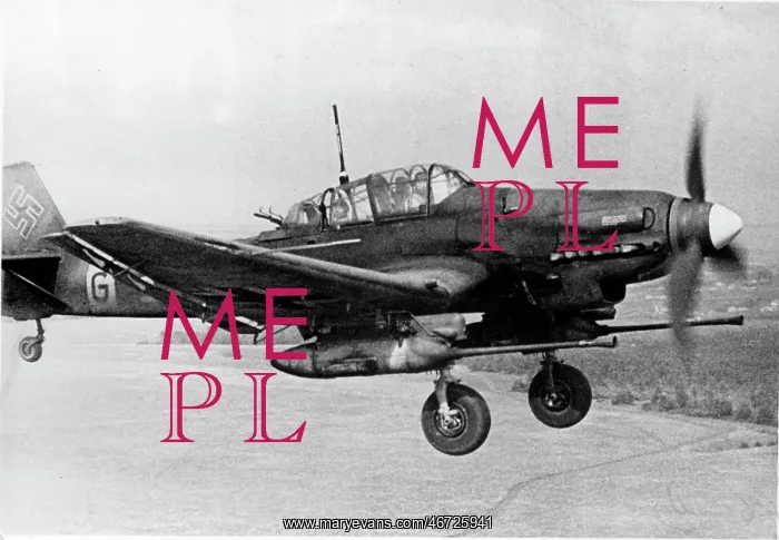 : Junkers Ju 87G -this tank killing 1943 version with its : Junkers Ju 87G -this tank killing 1943 version with its
