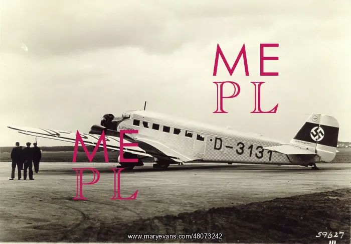 : Junkers Ju52 / 3mge D-3131 Werner Voss of Lufthansa : Junkers Ju52 / 3mge D-3131 Werner Voss of Lufthansa